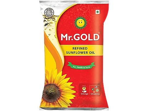 Mr. Gold Refined Sunflower Oil, 1 L