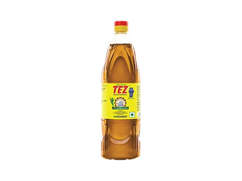 Tez PT3 Kachchi Ghani Premium Mustard Oil, 500 ml