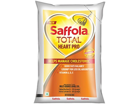 Saffola Total Heart Pro Edible Oil, 910 g