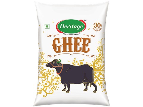 Heritage Buffalo Ghee/Tuppa - Special Grade with Milk Fat, 1000 ml
