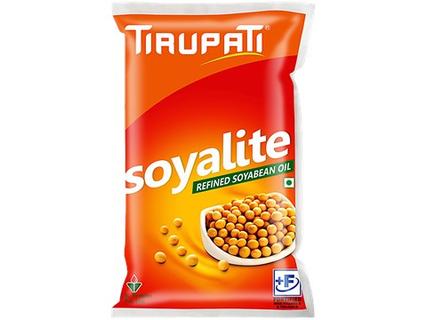 Tirupati Lite Refined Soyabean Oil - Rich Omega 3 & 6, 1 L