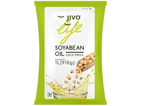 Jivo  Cold Pressed Soyabean Oil, 1 L
