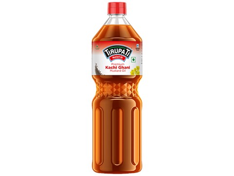 Tirupati Premium Kachi Ghani Mustard Oil, 1 L