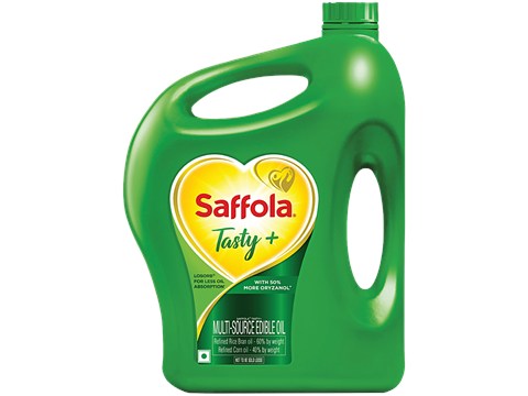 Saffola Tasty + Edible Oil, 4.10 kg