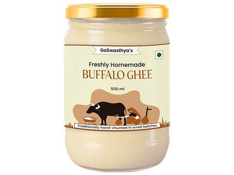 GoSwasthya's Pure Buffalo Ghee, 500 ml