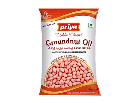 Priya Groundnut Oil, 1 L