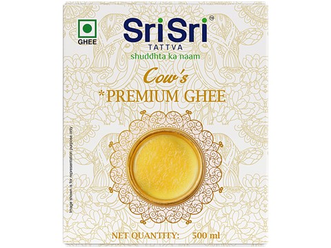 Sri Sri Tattva Cow' Premium Ghee, 500 ml