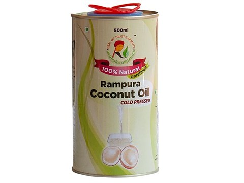 Rampura Coconut Oil - Cold Pressed, 500 g