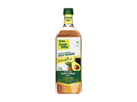 Tata Simply Better Cold Pressed Avocado+ Oil, 1 L