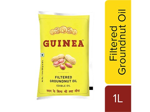 Guinea GUINEA FILTERED GROUNDNUT OIL 1LTR  PP, 1 L
