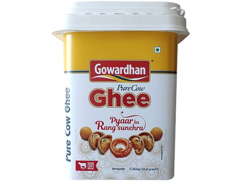 Gowardhan Pure Cow Ghee, 5 L