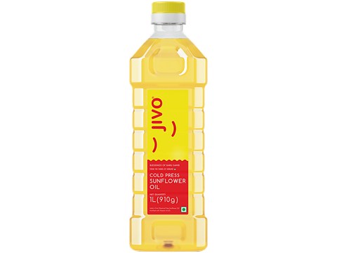 Jivo  Cold Pressed Sunflower Oil, 1 L