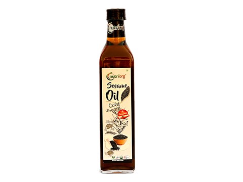 Nutriorg Certified Organic Sesame Oil ., 500 ml