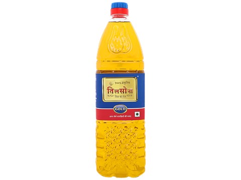 Tilsona Gold Pure Til Sesame/Gingelly Oil, 1 L