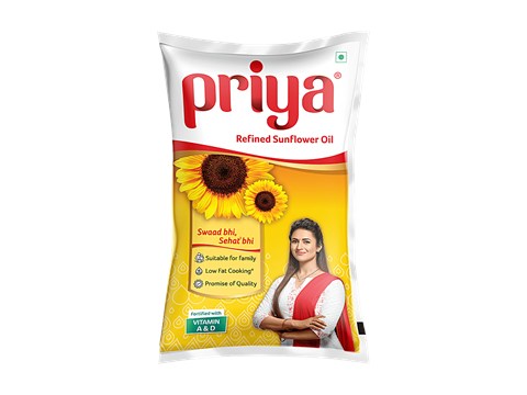 Priya Refined SunflowerOil, 750g