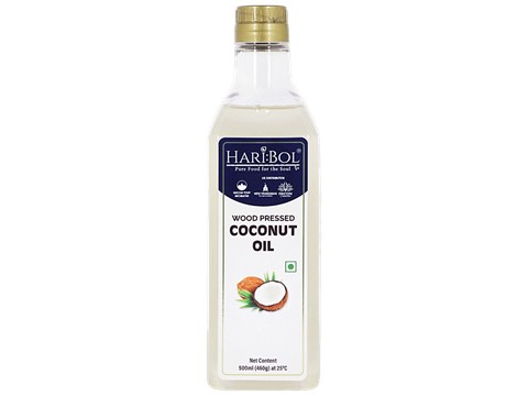 Haribol Wood Pressed Coconut Oil, 500 ml