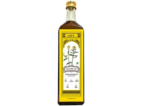 Mill-it Cold Pressed Yellow Mustard Oil, 1 L