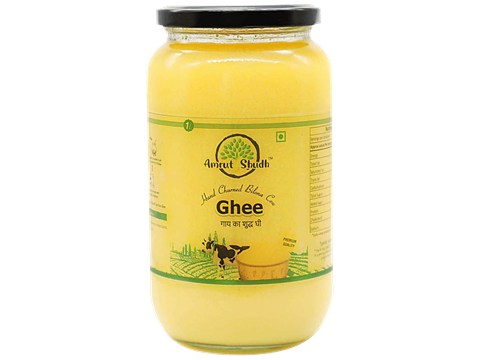Amrut Shudh A1 Cow Ghee By Bilona Method - Improves Immunity & Digestion, Promotes Weight Loss, 1 L