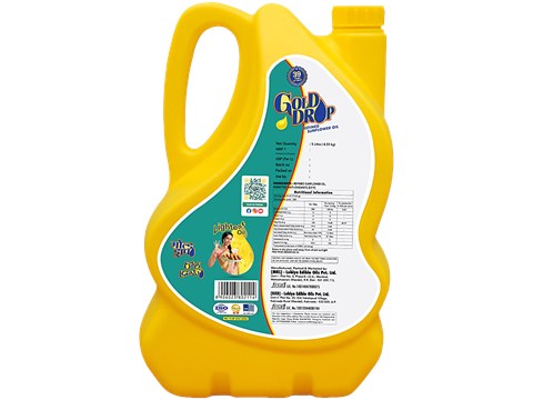 Gold Drop  Refined Sunflower Oil, 5 L