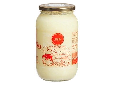 Pure Whites Buffalo Desi Ghee, 900 ml