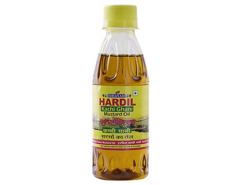 Idhayam Hardil Kachi Ghani Mustard Oil, 200 ml