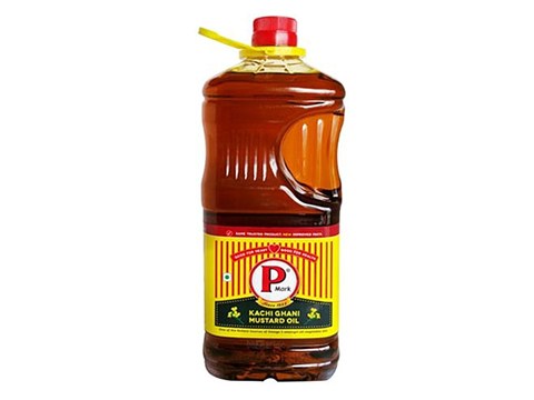 P Mark Kacchi Ghani - Mustard Oil, 2 L
