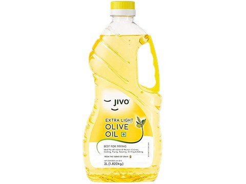 Jivo  Extra Light Olive Oil - Antioxidants Rich, Light Cooking Medium, For Frying, Grilling, 2 L