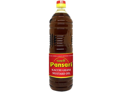 PANSARI Kacchi Ghani Mustard Oil, 1 L