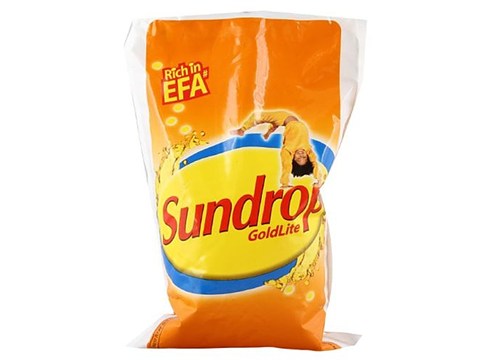 Sundrop Goldlite Vegetable Edible Oil, 1 L