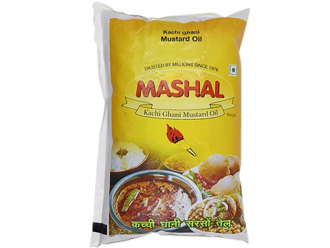 Mashal Kachi Ghani - Mustard Oil, 1 L