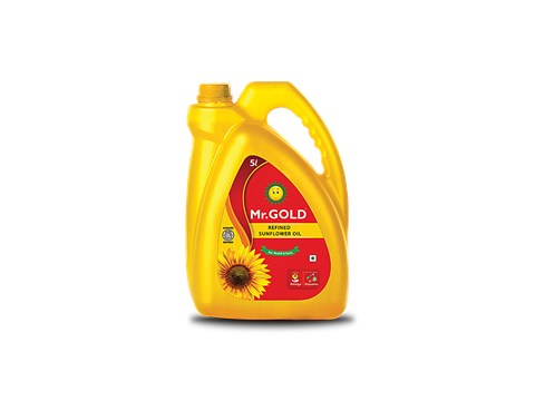 Mr. Gold Refined Sunflower Oil, 5 L
