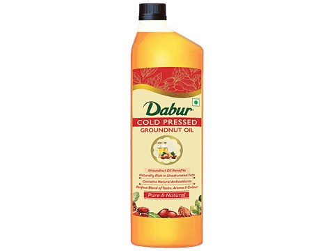 Dabur Cold Pressed Groundnut Oil, 1 L
