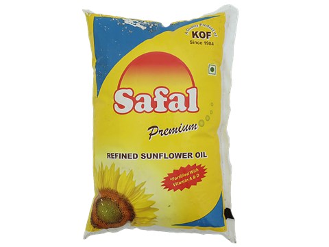 Safal-KOF Sunflower Oil - Premium Refined, 1 L