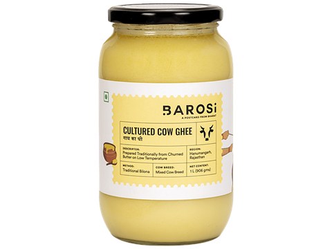 Barosi Cultured Cow Ghee, 1 L