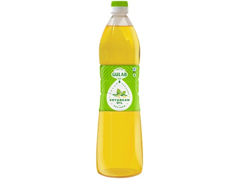 Gulab Oils Refined Soyabean Oil, 870 g