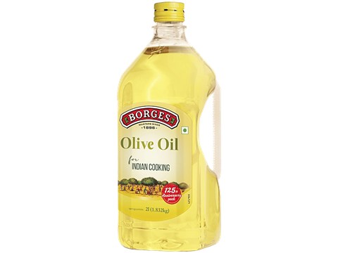 Borges Olive Oil - For Indian Cooking, 2 L
