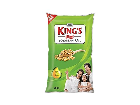Kings Refined Soyabean Oil, 750 g