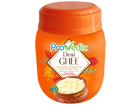 ProVedic Desi Ghee - Rich Taste & Aroma, Pure & Natural, 500 ml