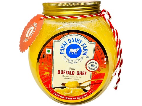 Parsi Dairy Farm Natural Buffalo Ghee, 500 ml