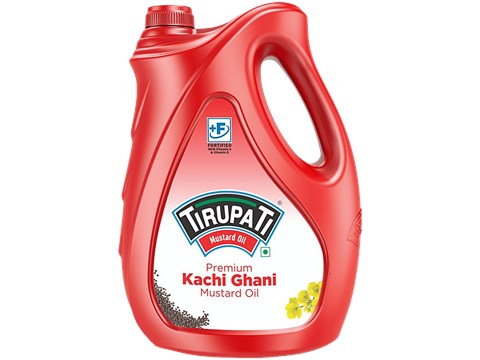 Tirupati Premium Kachi Ghani Mustard Oil, 5 L