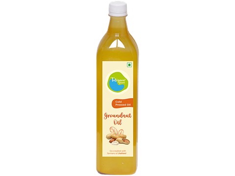 Talegaon Farms Cold Pressed Groundnut Oil, 1 L