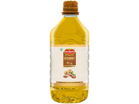 Del Monte Cold Pressed Groundnut Oil, 5 L