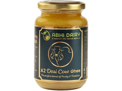 Abhi Dairy A2 Desi Cow Ghee, 325 g