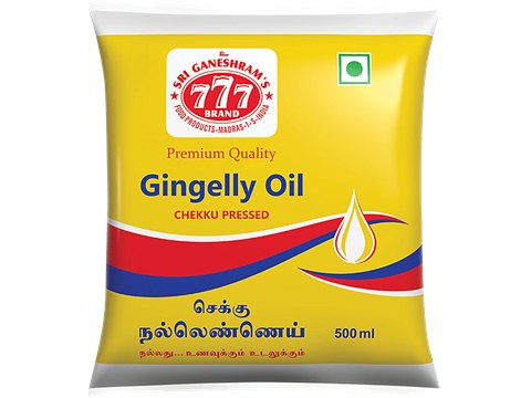 777 Gingelly Oil, 500 ml