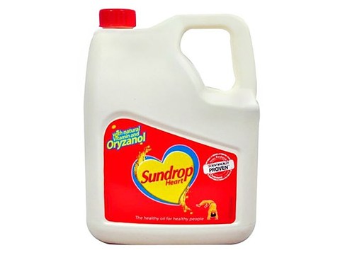 Sundrop Heart Rice Bran + Sunflower Oil, 2 L