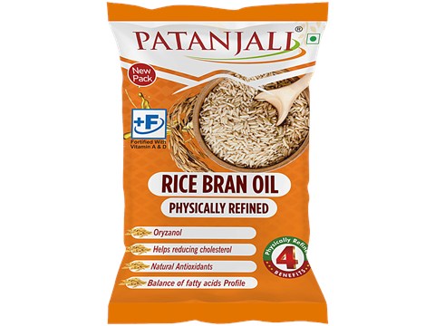 Patanjali Rice Bran Oil, 750 g