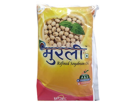 MURLI Refined Soyabean Oil - Rich In Vitamins & Flavour, 1 L