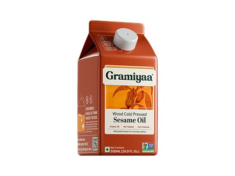 Gramiyaa Wood Cold Pressed Sesame Oil, 500 ml