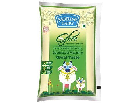 Mother Dairy Pure Cow - Ghee/Tuppa, 1 L