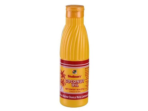 Shalimar Coconut Oil - HDPE, Yellow, 100 ml